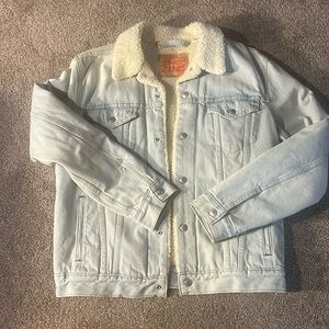 Men’s Levi, jeans, Sherpa jacket